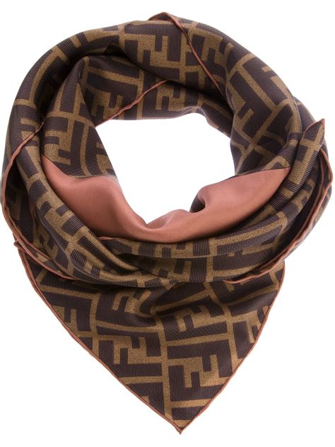 fendi monogram silk scarf|fendi silk scarf for sale.